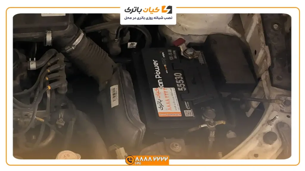 نصب باتری کیان پاور بر روی ساینا