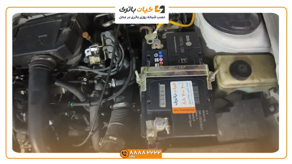 نصب باتری کیان پاور بر روی سمند
