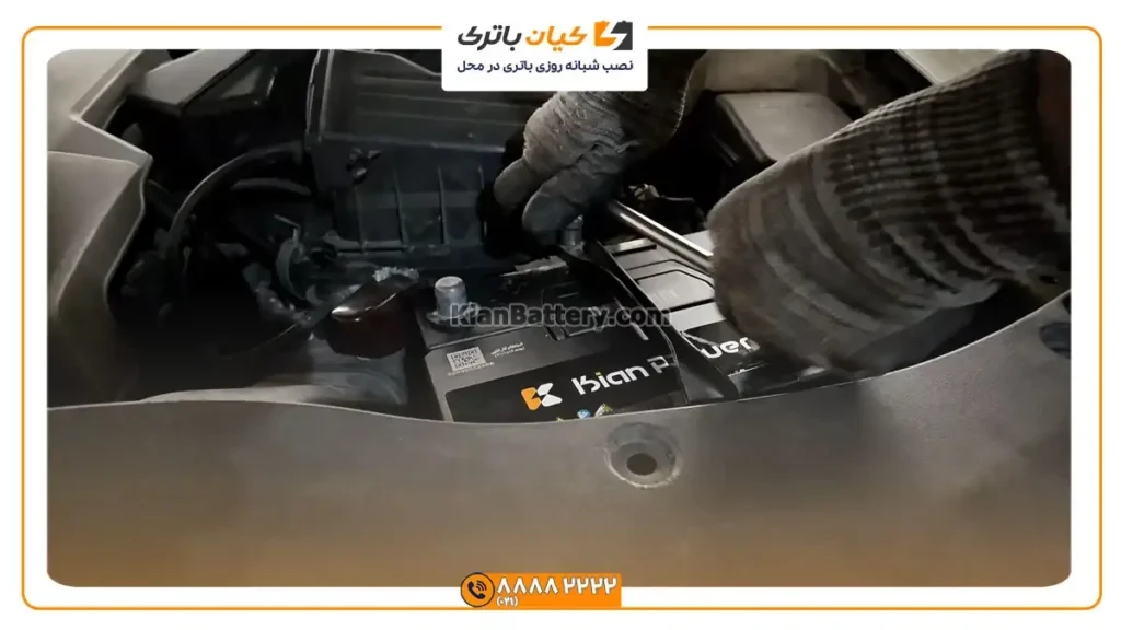 نصب باتری کیان پاور بر روی لکسوس ES350