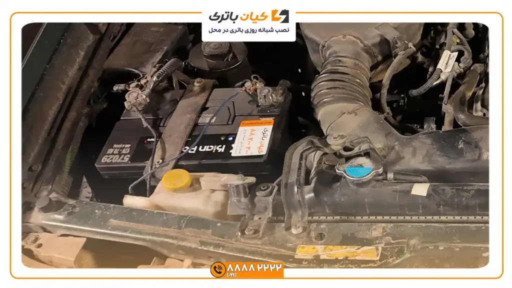 باتری کیان پاور بر روی نیسان رونیز