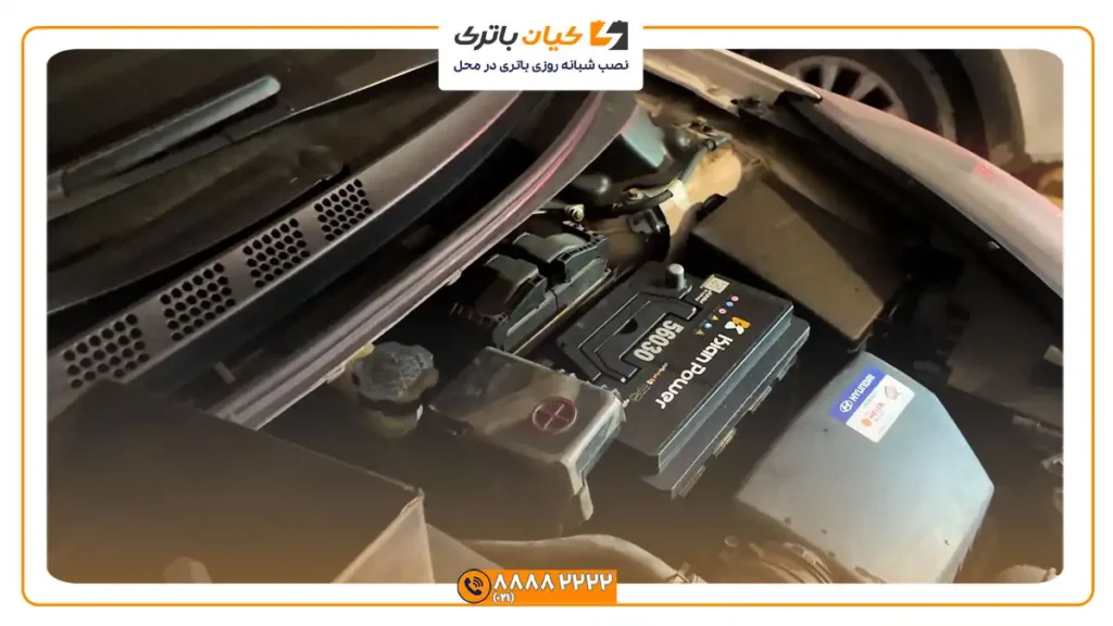 نصب باتری کیان پاور بر روی هیوندای النترا