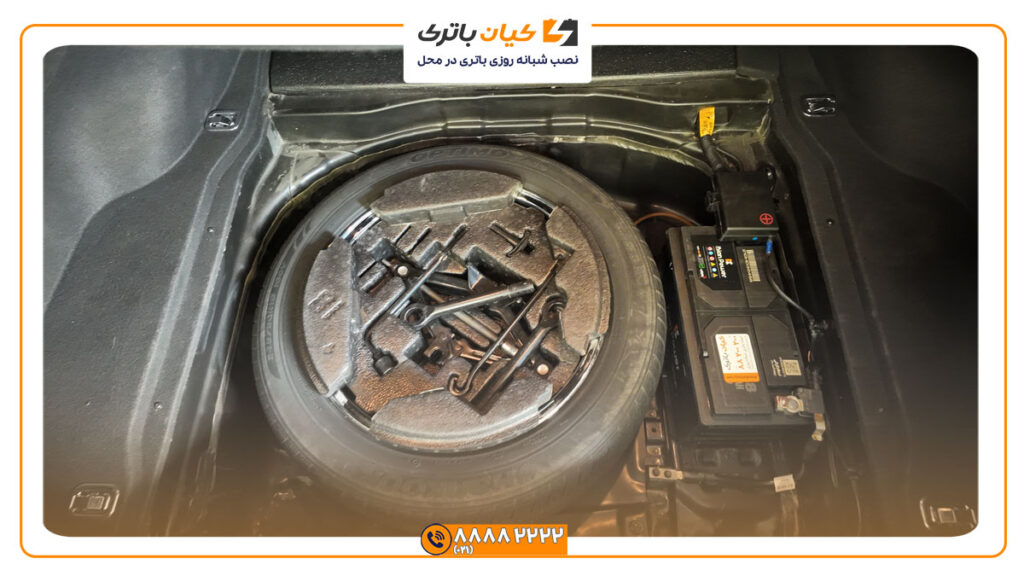 باتری کیان پاور بر روی هیوندای سنتنیال