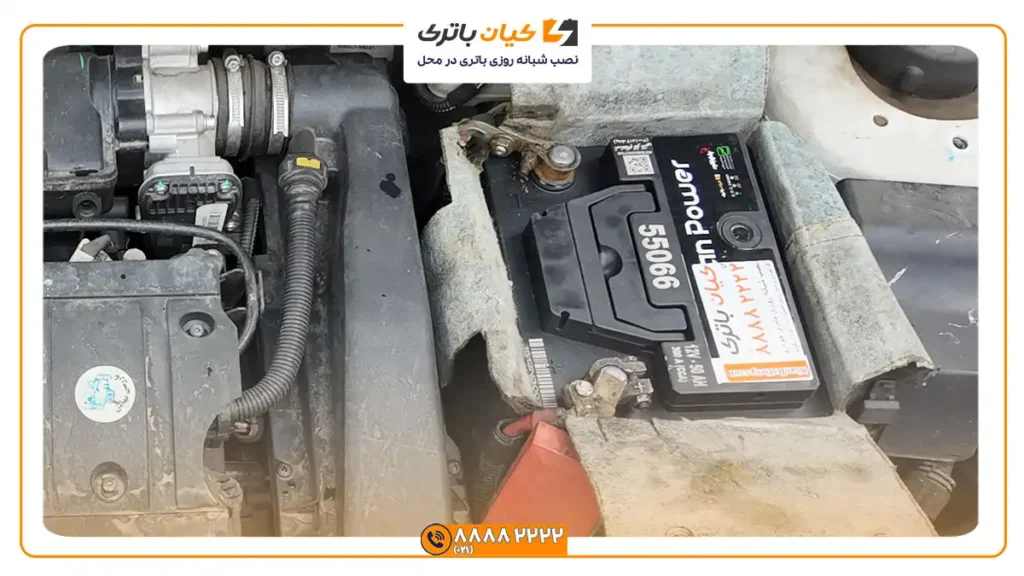 نصب باتری کیان پاور بر روی پژو 207