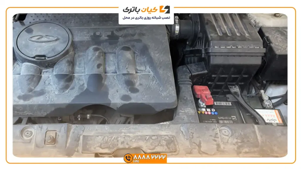 باتری کیان پاور بر روی چری تیگو 5
