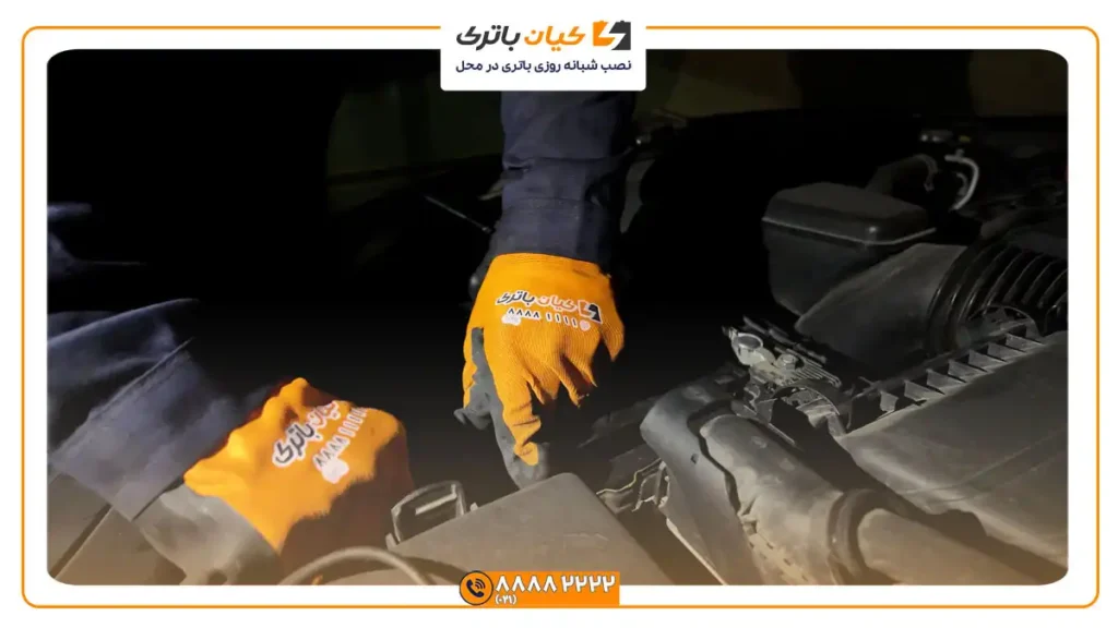 نصب شبانه روزی باتری کیا اپتیما