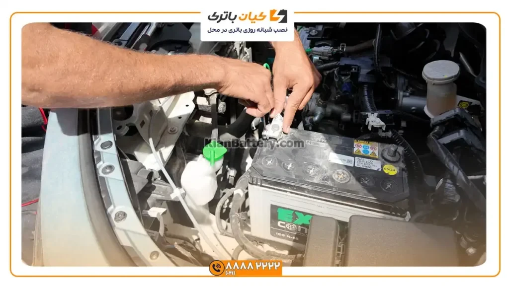 نصب و تعویض باتری سوزوکی فرانکس