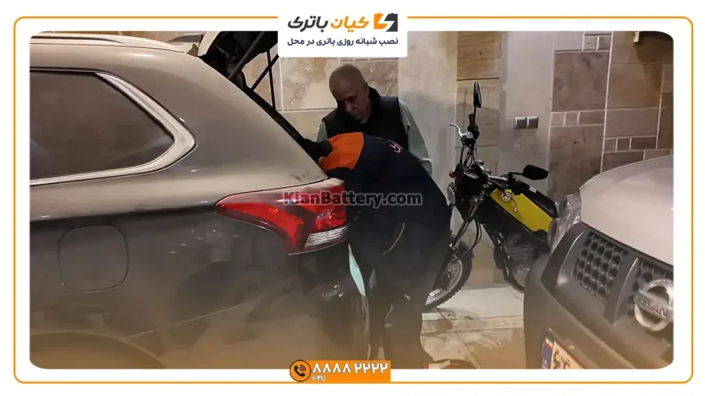و تعویض باتری میتسوبیشی اوتلندر هیبرید 1