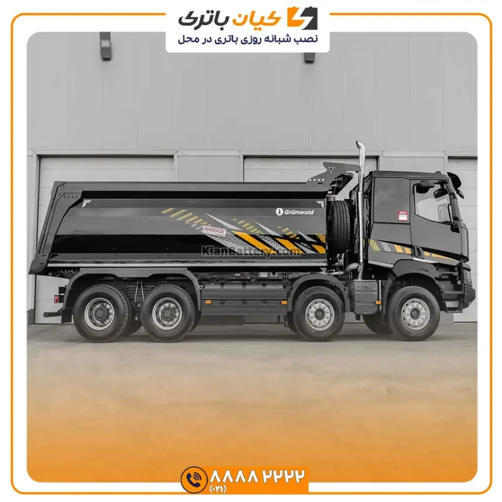 باتری کامیون کمپرسی رنو k480 22 کمپرسی رنو k480 2