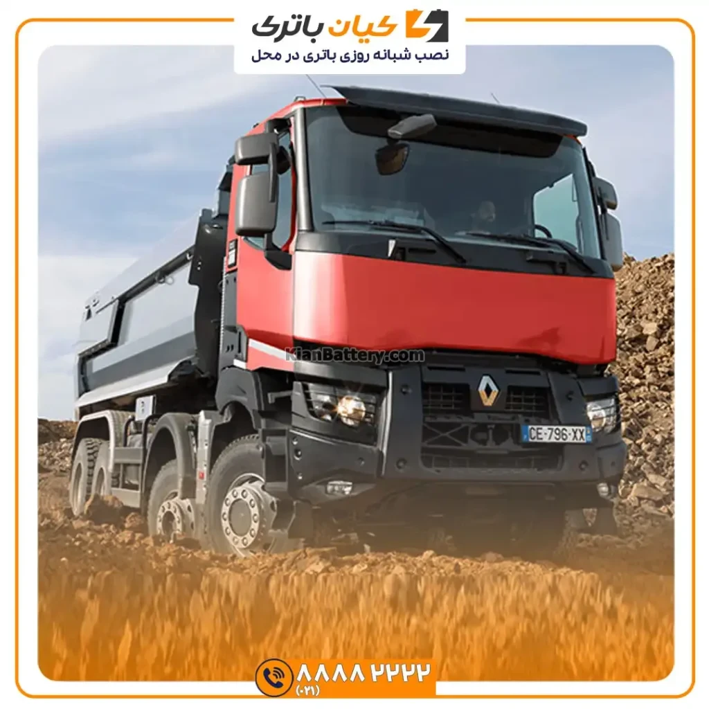 باتری کامیون کمپرسی رنو k480 21 کمپرسی رنو k480 3