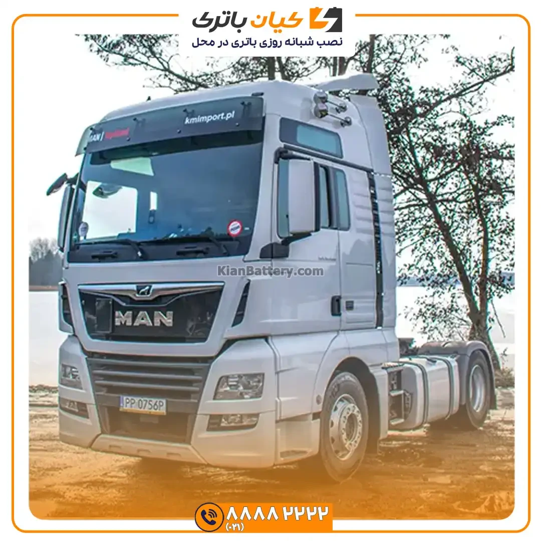 باتری کامیون کشنده مان FE460 19 مان FE460 2