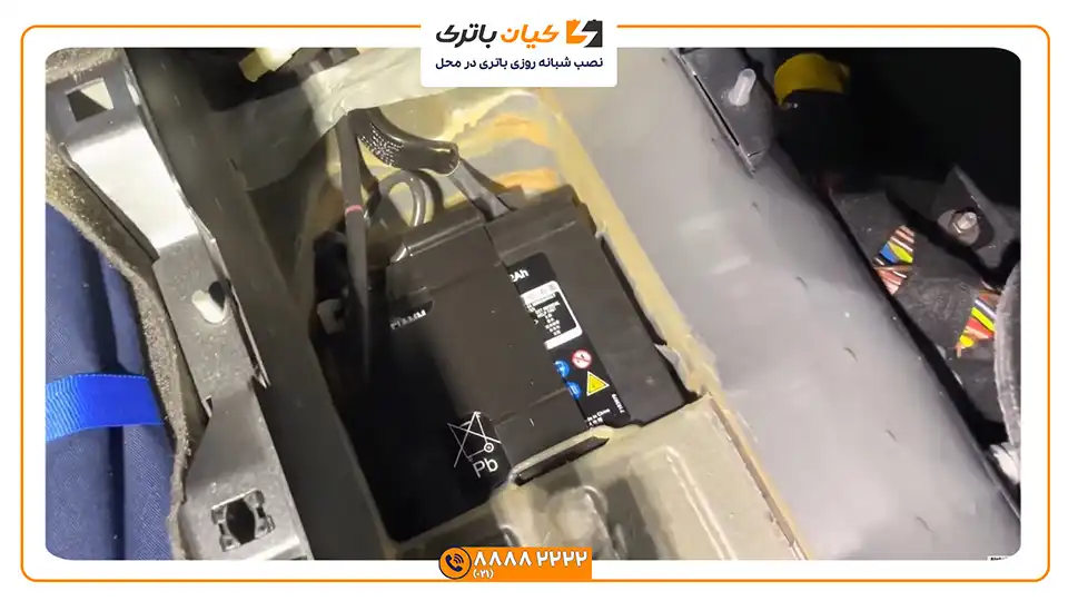 محل باتری کمکی بنز G550