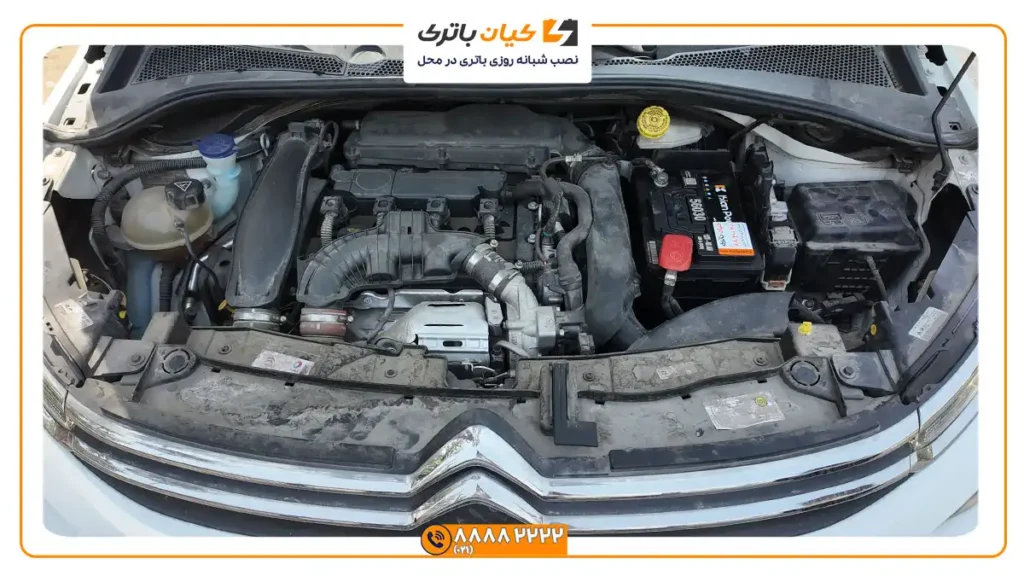 محل باتری سیتروئن c3