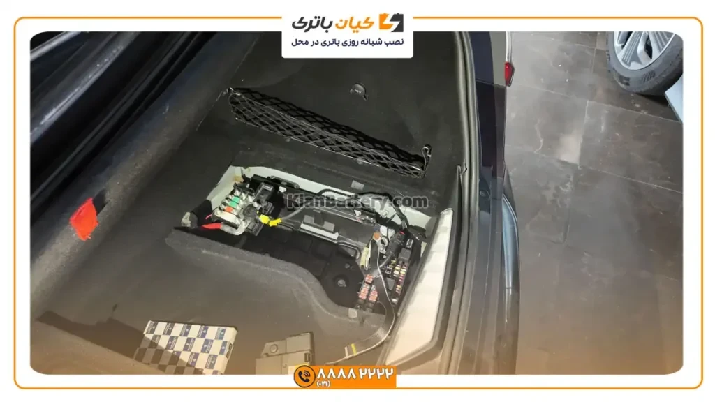 قرارگیری باتری مازراتی کواتروپورته