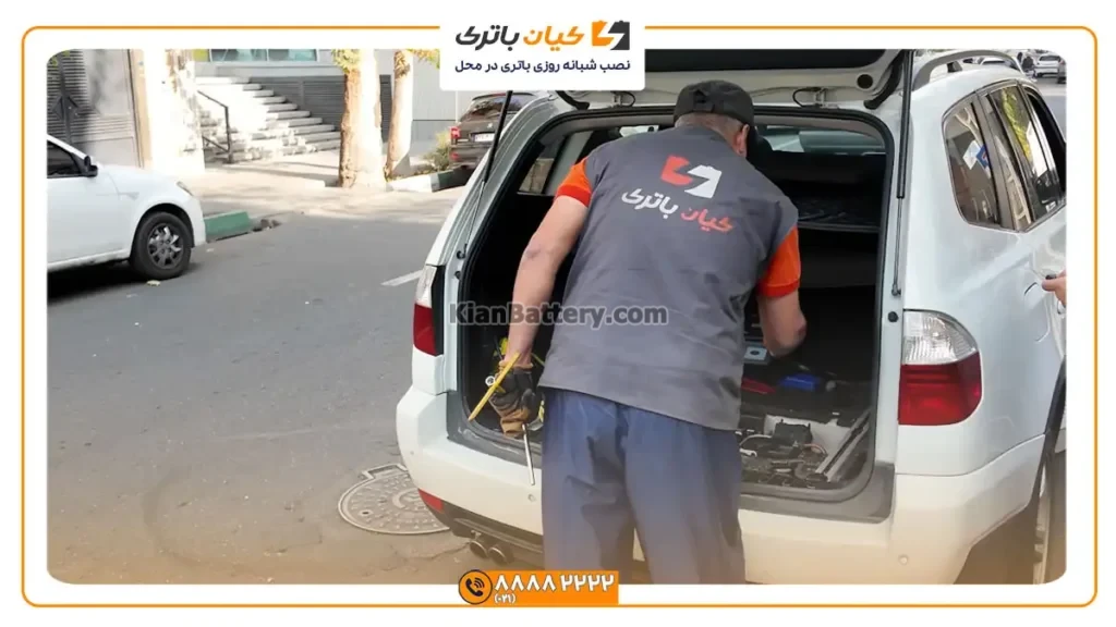 باتری بر روی بی ام و X3