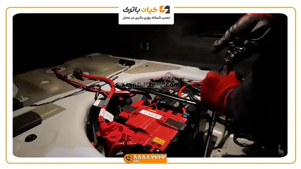 باتری کیان پاور بر روی بی ام و سری 5