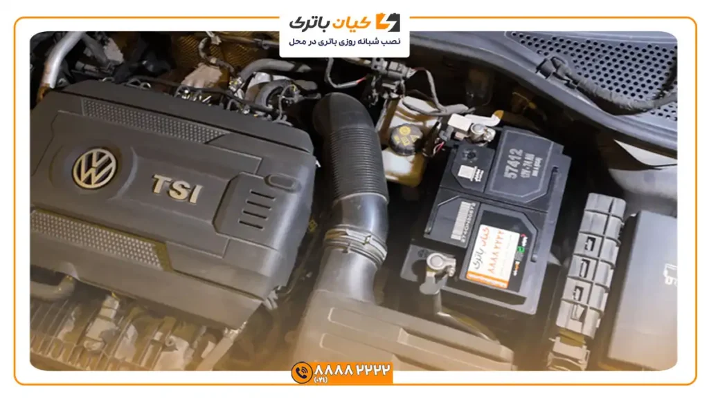 نصب باتری کیان پاور بر روی فولکس واگن پاسات