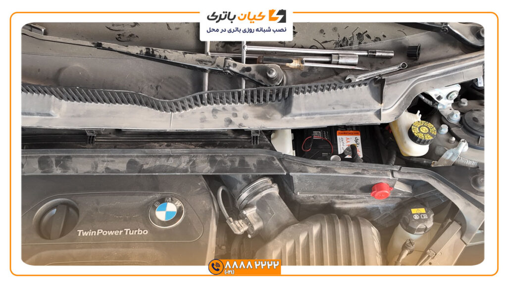 باتری کیان پاور پریمیوم بر روی بی ام و سری 2