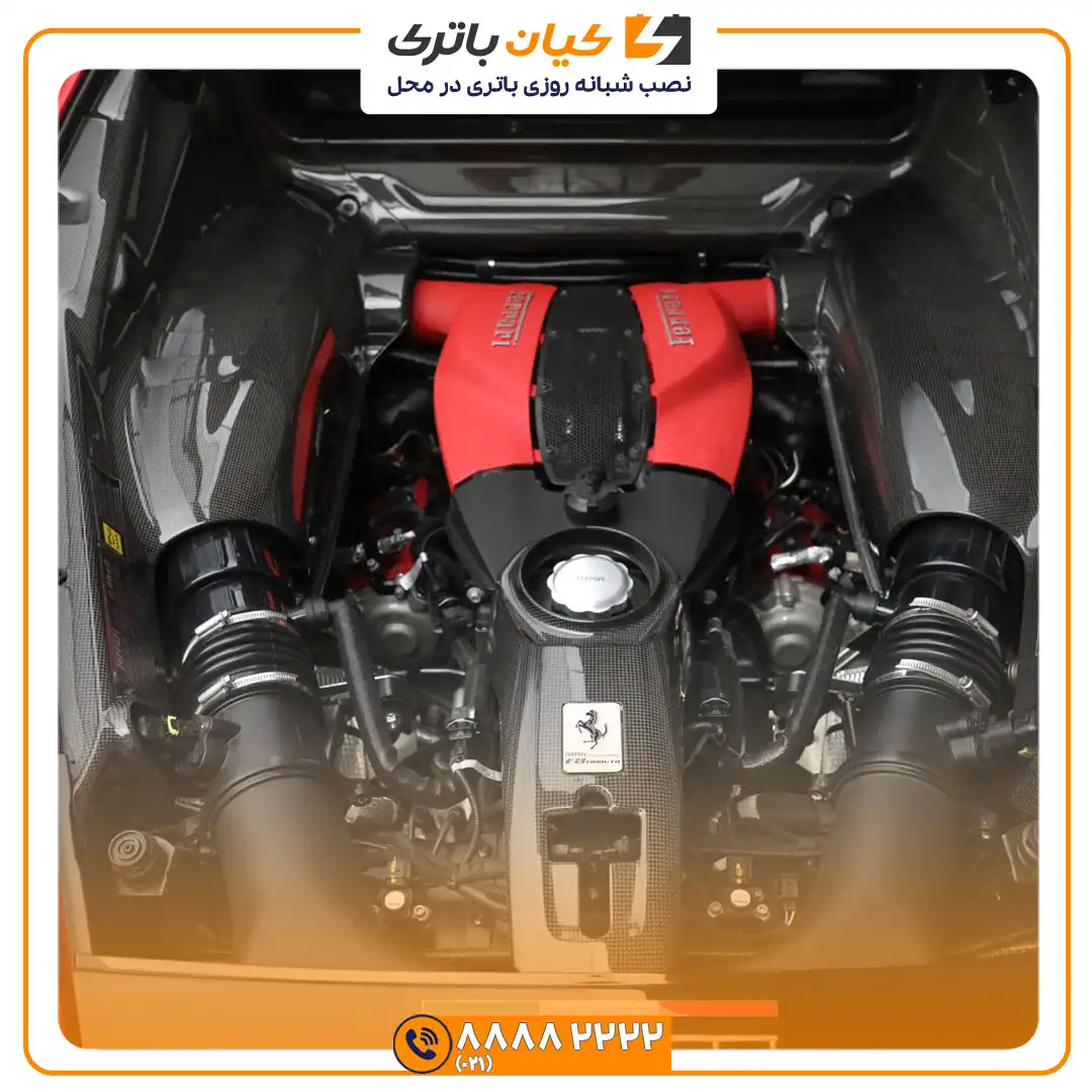 باتری فراری F8 tributo 43 F8 tributo 2