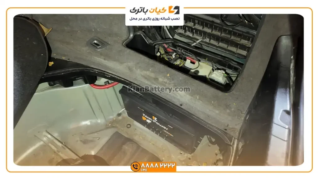 قرارگیری باتری بی ام و سری 7