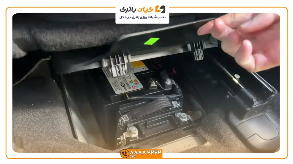 قرارگیری باتری جیپ گرند چروکی
