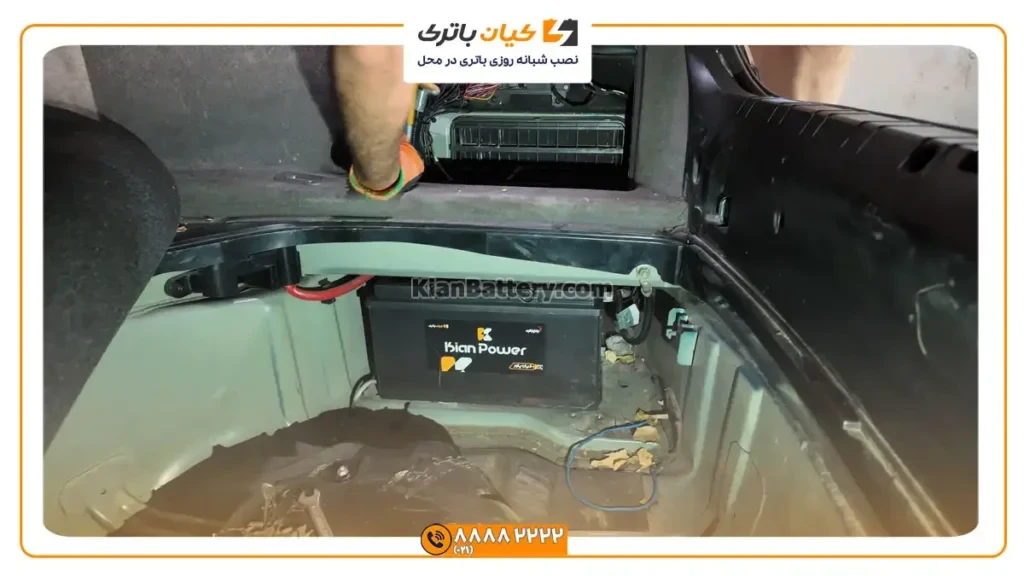 نصب باتری بی ام و سری 7