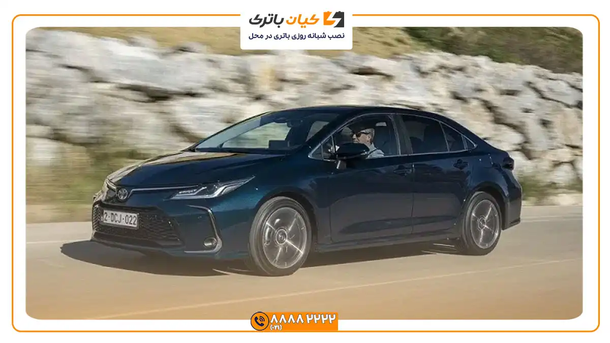 باتری مناسب خودروهای تویوتا 44 تویوتا کرولا هیبرید