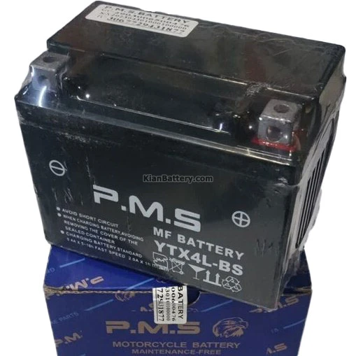 باتری 5 آمپر موتور سیکلت PMS 2 1 pms bat 5ah 12v