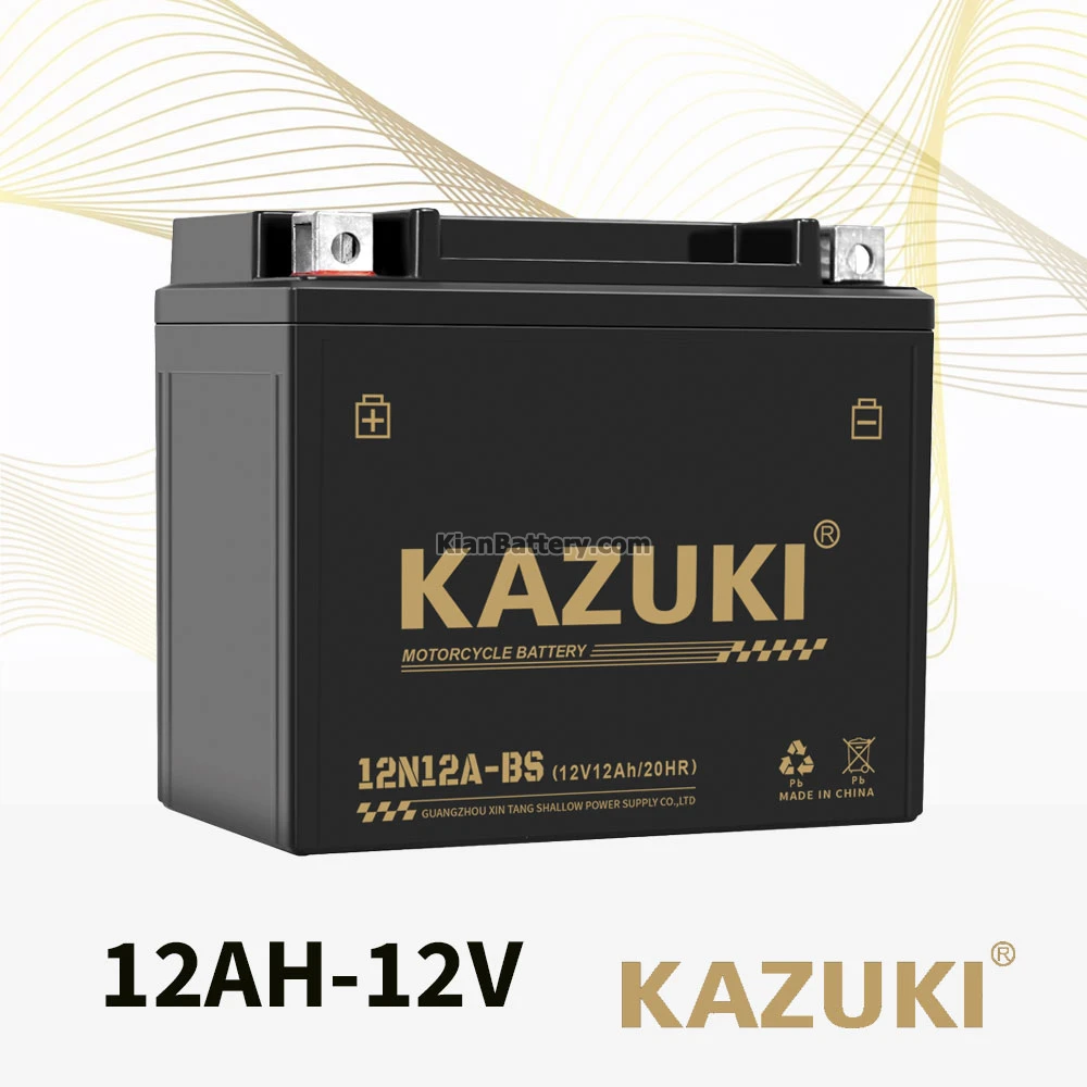 باتری 12 آمپر موتور سیکلت کازوکی 1 KAZUKI-12ah