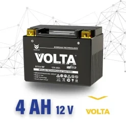 باتری 4 آمپر موتور سیکلت- برند ولتا