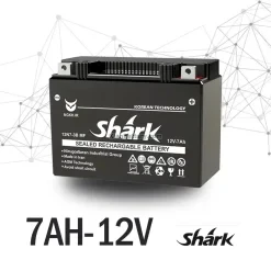 باتری 7 آمپر موتور سیکلت- برند شارک