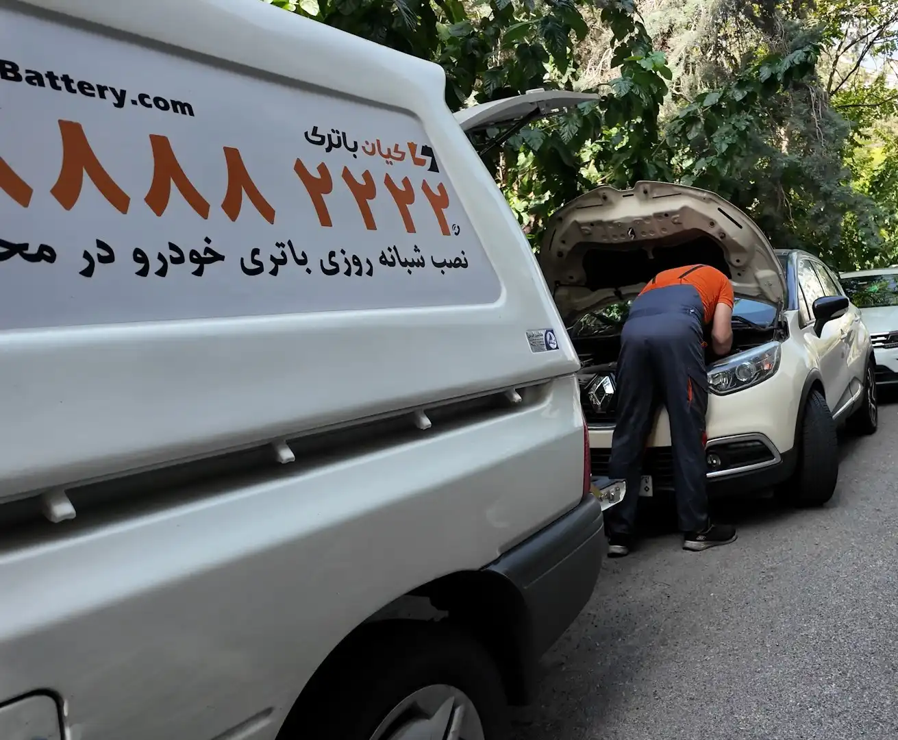 تعویض باتری خودرو
