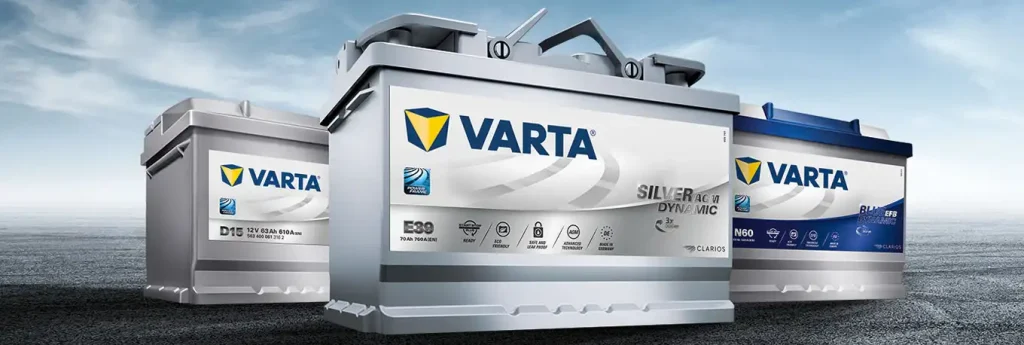 VARTA BATTERY BANNER