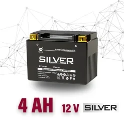 باتری 4 آمپر موتور سیکلت- برند سیلور