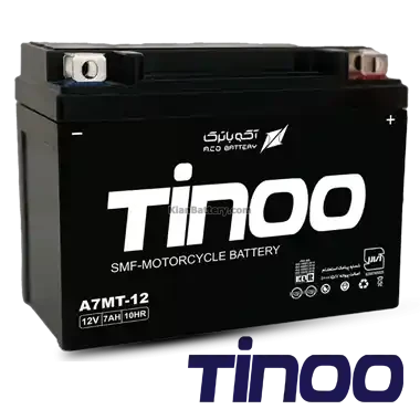باتری تینو ساخت آکو باتری (اشجع) 8 tinoo motorcycle battery